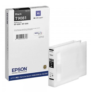 Epson T9081 черна мастилена касета C13T908140 за 5000 стр.